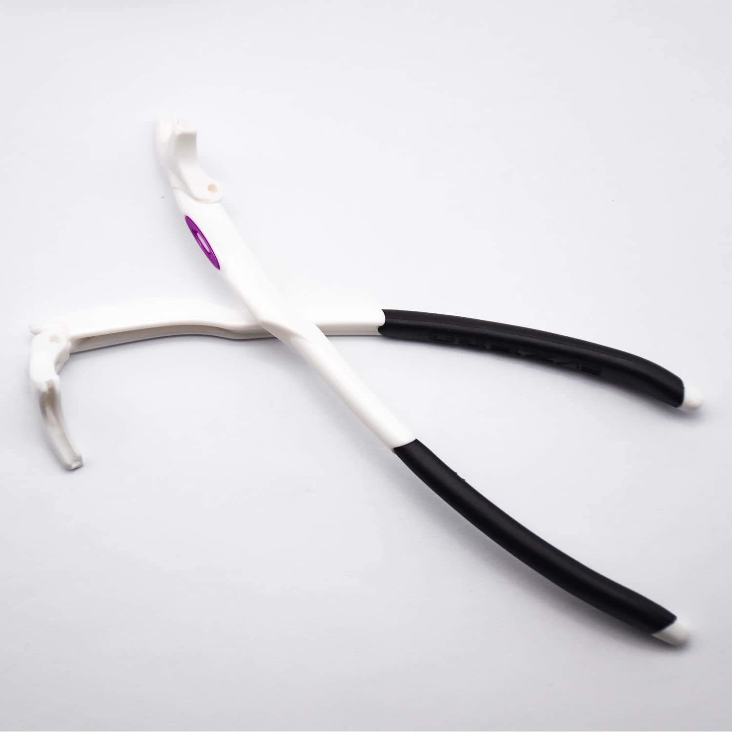 Replacement Glasses Arms for Oakley EV-Zero Sunglasses - Blue/Black/Purple Logo Design | Compatible with EV-Zero Frames | Perfect for Sports, Outdoor Activities & Fashion Accessories