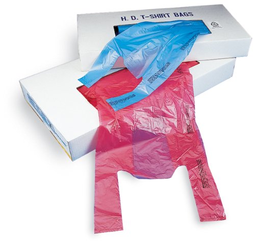 White Plastronic T-Shirt Bags - Durable Plastic Shopping Bags for Retail, Grocery & Packaging | Perfect for Stores, Boutiques & Gift Wrapping