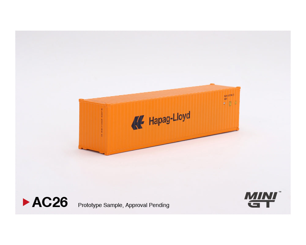 MINIGT 1:64 Scale Hapag Lloyd 40' Dry Container Diecast Model - Perfect for Collectors, Train Sets & Diorama Displays