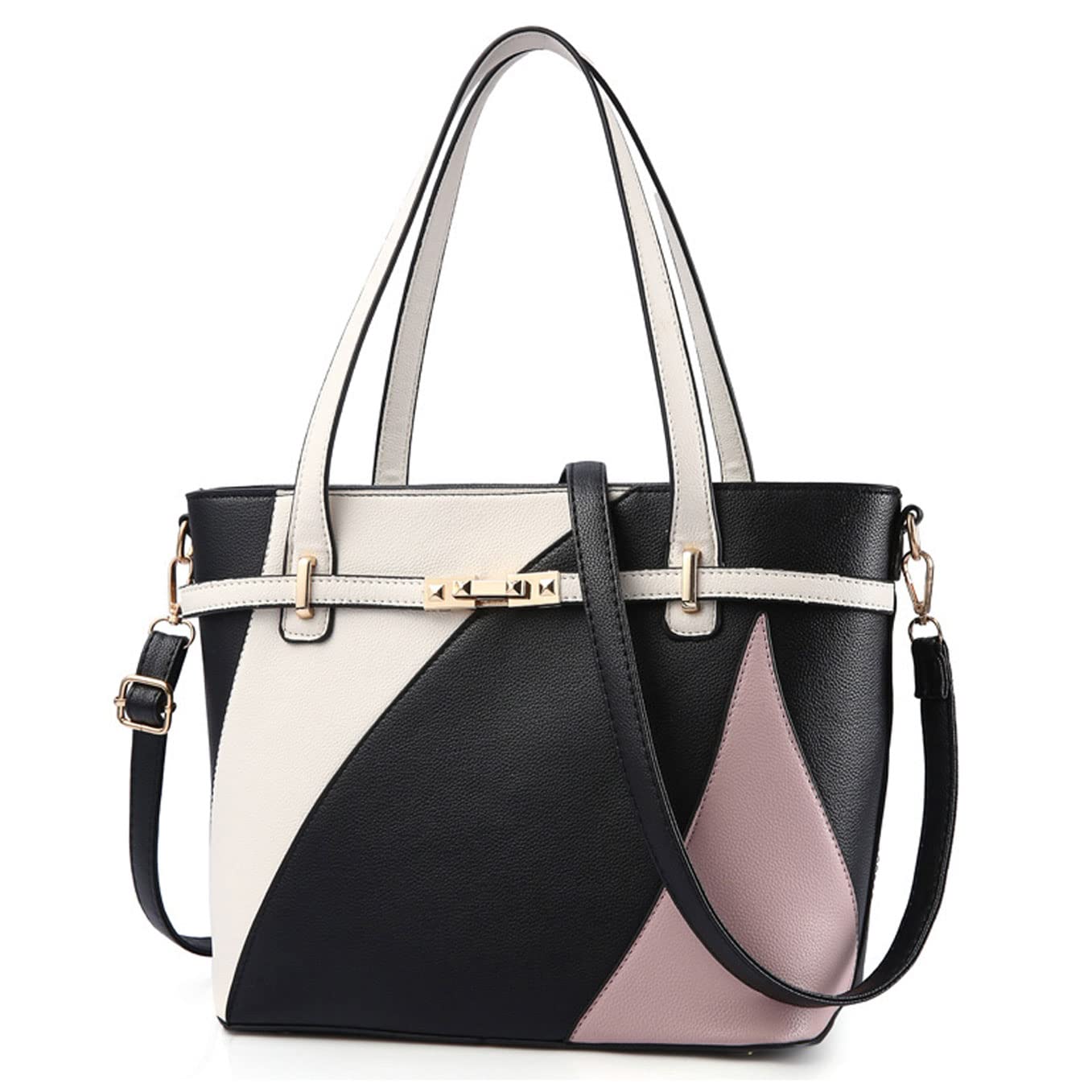 Stylish Nevenka Women's PU Leather Top Handle Tote Bag - Crossbody & Shoulder Purse for Work, Travel & Everyday Use