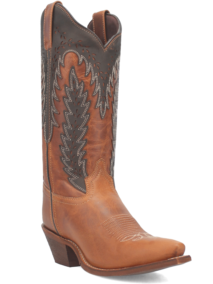 Laredo 52213 Women's FARAH Leather Boots in Honey Copper - Stylish Western Ankle Boots for Casual Outfits & Country Events