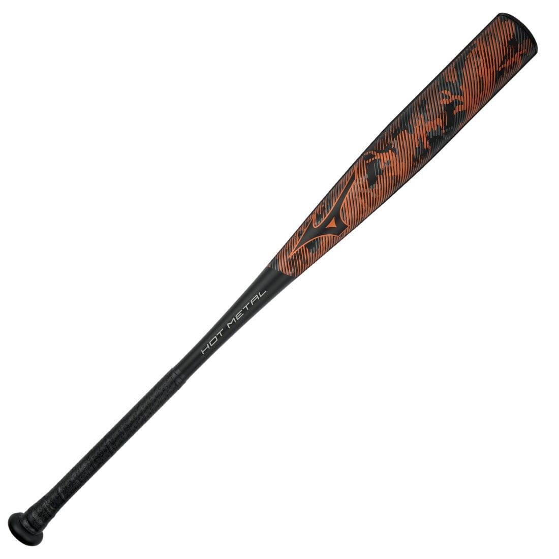 Mizuno HOT METAL B24 BBCOR Baseball Bat -33/30 (Model 340636) | High Performance Youth & Adult Baseball Equipment for Games & Training