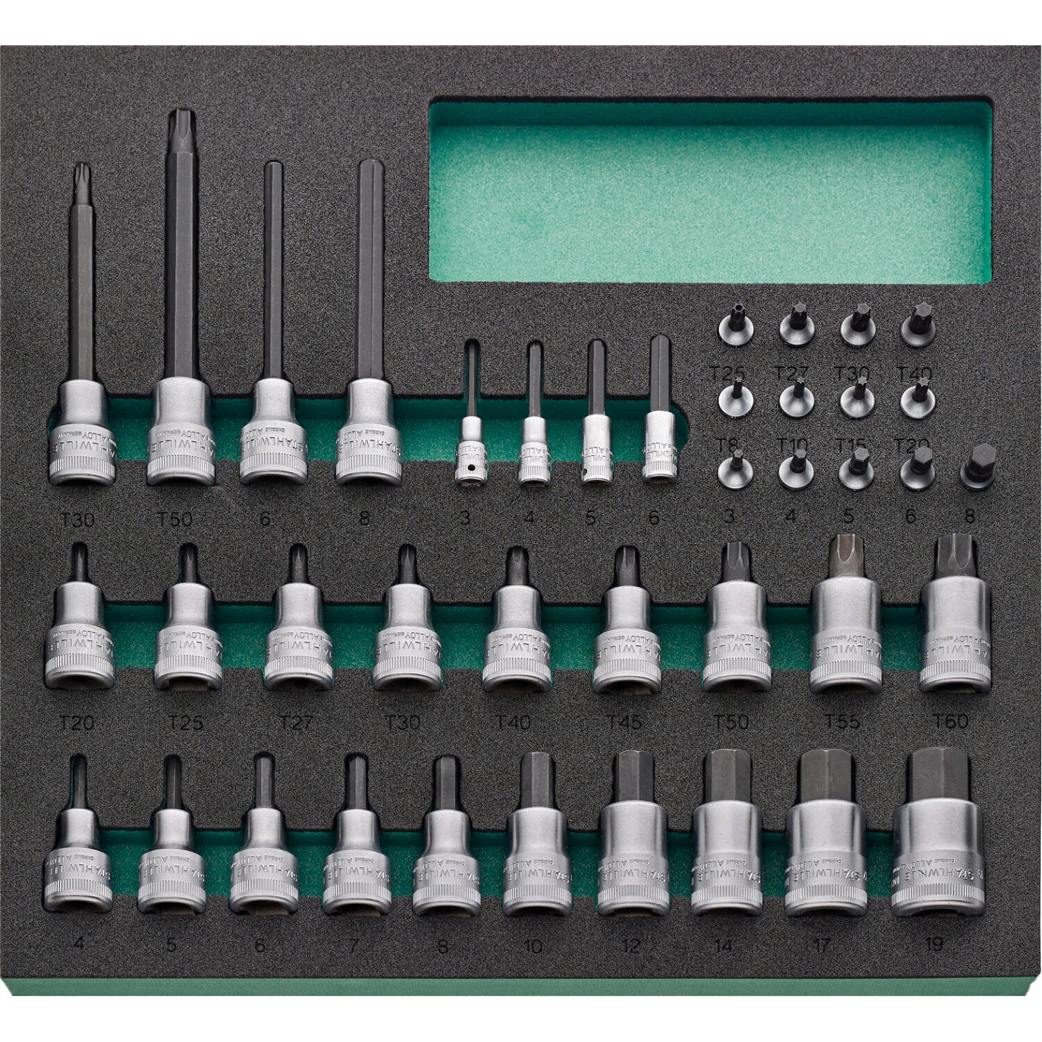 Stahlwille 96830274 40-Piece Screwdriver Set with TCS Insert - Professional Tool Kit for Home Repair, Automotive, and DIY Projects