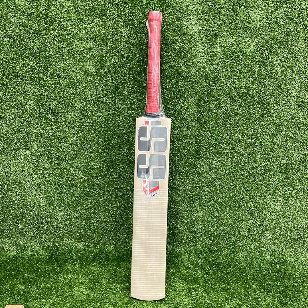 Premium SS 281 Junior Kashmir Willow Cricket Bat - Lightweight & Durable for Youth Players - Perfect for Practice, Training & Matches