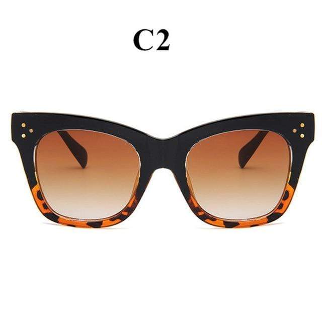 Women's Classic Cat Eye Sunglasses UV Protection - Stylish Retro Shades for Women, Fashionable Sun Glasses for Driving, Beach & Outdoor Activities