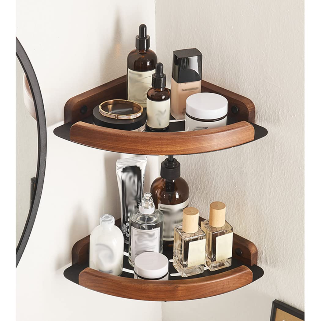 Premium Double Towel Bars & Shower Rack Set - Space-Saving Bathroom Organizer with Folding Design for Towels, Robes & Toiletries - Perfect for Small Bathrooms & Spa-Style Showers