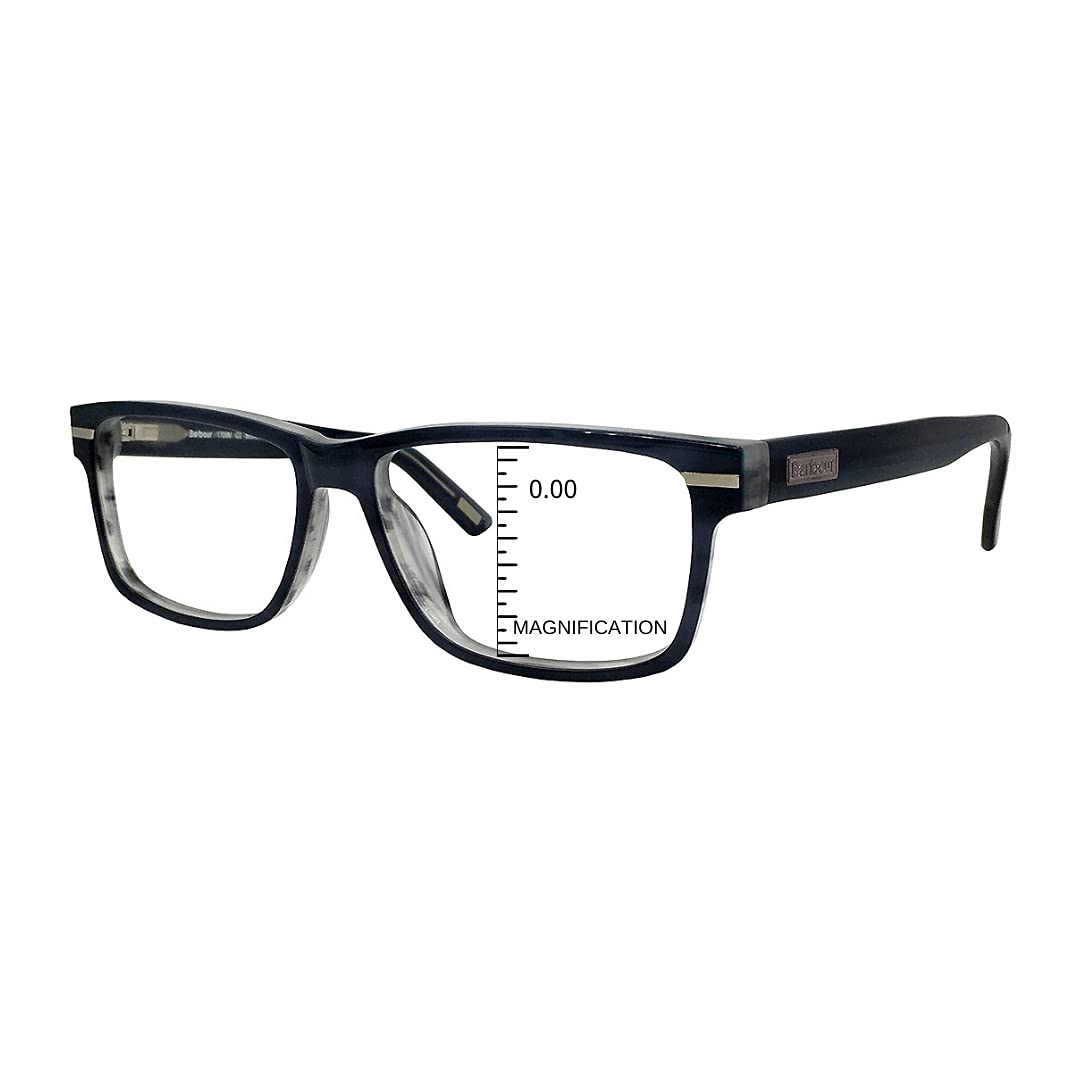 ProEyes Terra Blue Light Blocking Reading Glasses for Men - Large Frame Acetate Computer Glasses with 0.00 Strength - Reduce Eye Strain for Office Work & Screen Time