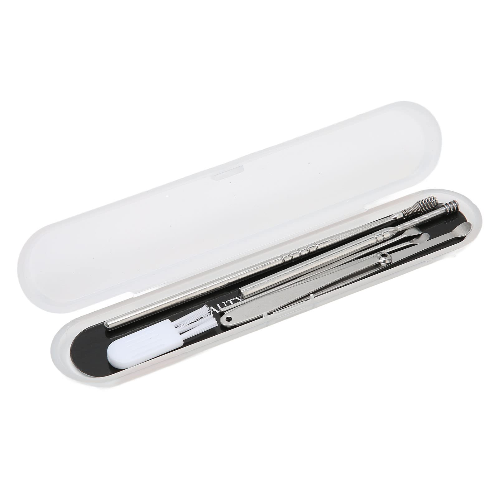 Safe Spring Earwax Cleaner Tool Set - Multipurpose Rust-Proof Ear Pick for Gentle Ear Cleaning - Perfect for Home, Travel & Personal Hygiene Care
