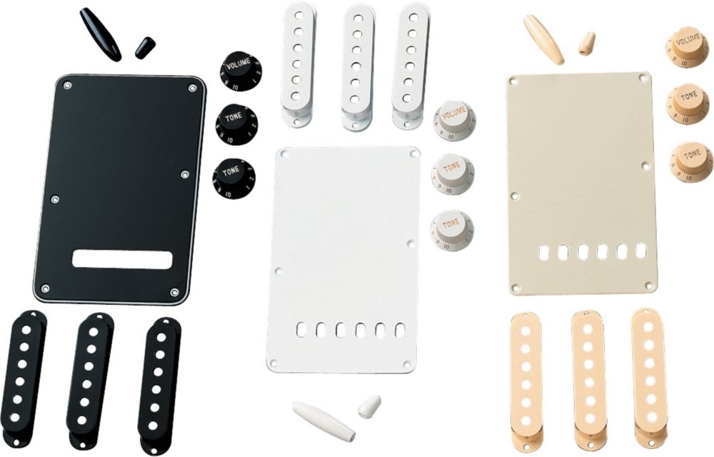 Fender Stratocaster Electric Guitar Accessory Kit - Includes Picks, Strings & More - Perfect for Guitarists & Musicians - Black