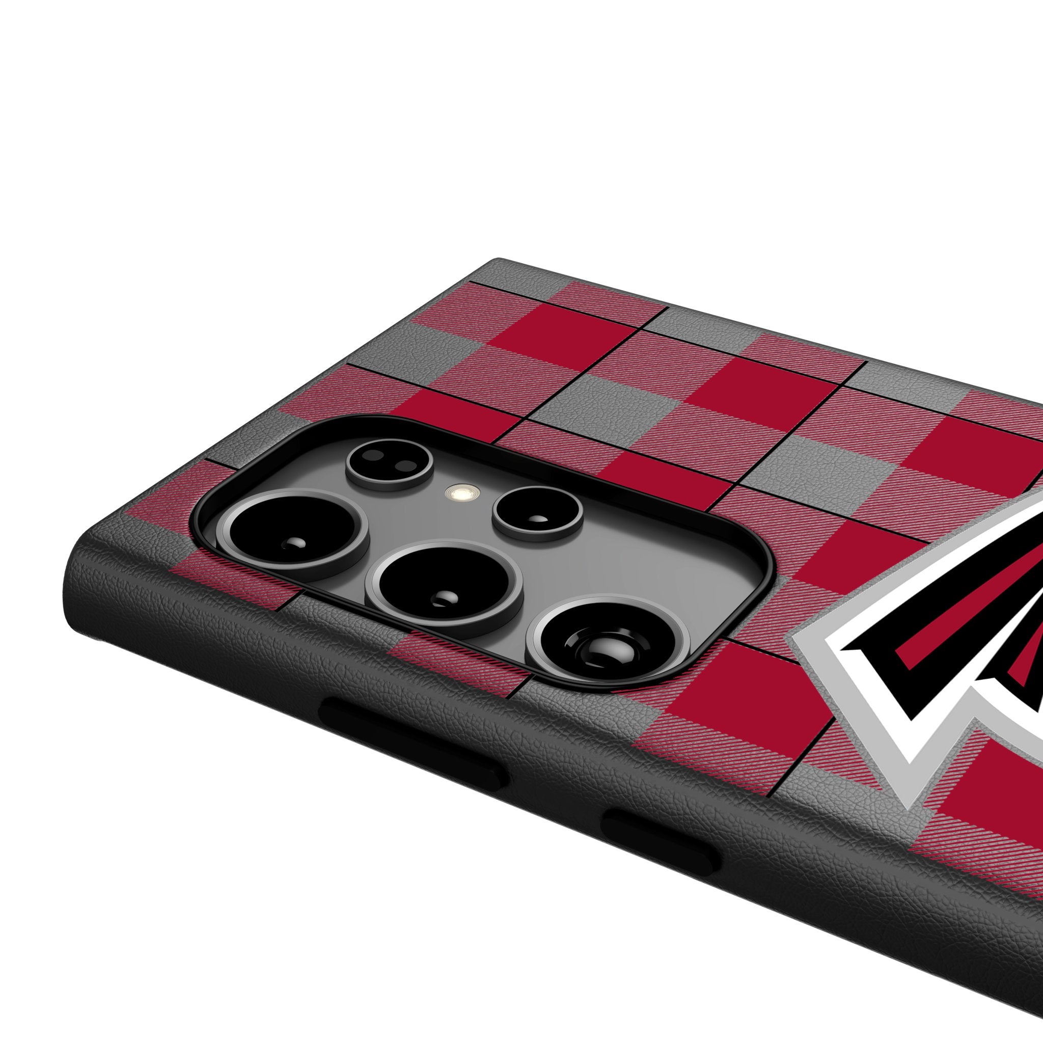Atlanta Falcons Plaid MagSafe Compatible Phone Case for Samsung Galaxy S21 S22 S23 - Durable Protection with Stylish Team Design for Game Day & Everyday Use