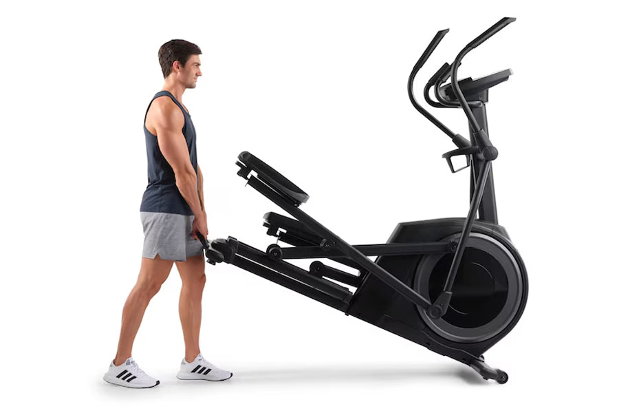 ProForm Plus Carbon E7 Elliptical Machine - Low-Impact Cardio Trainer for Home Gym Workouts | Perfect for Weight Loss & Full-Body Toning