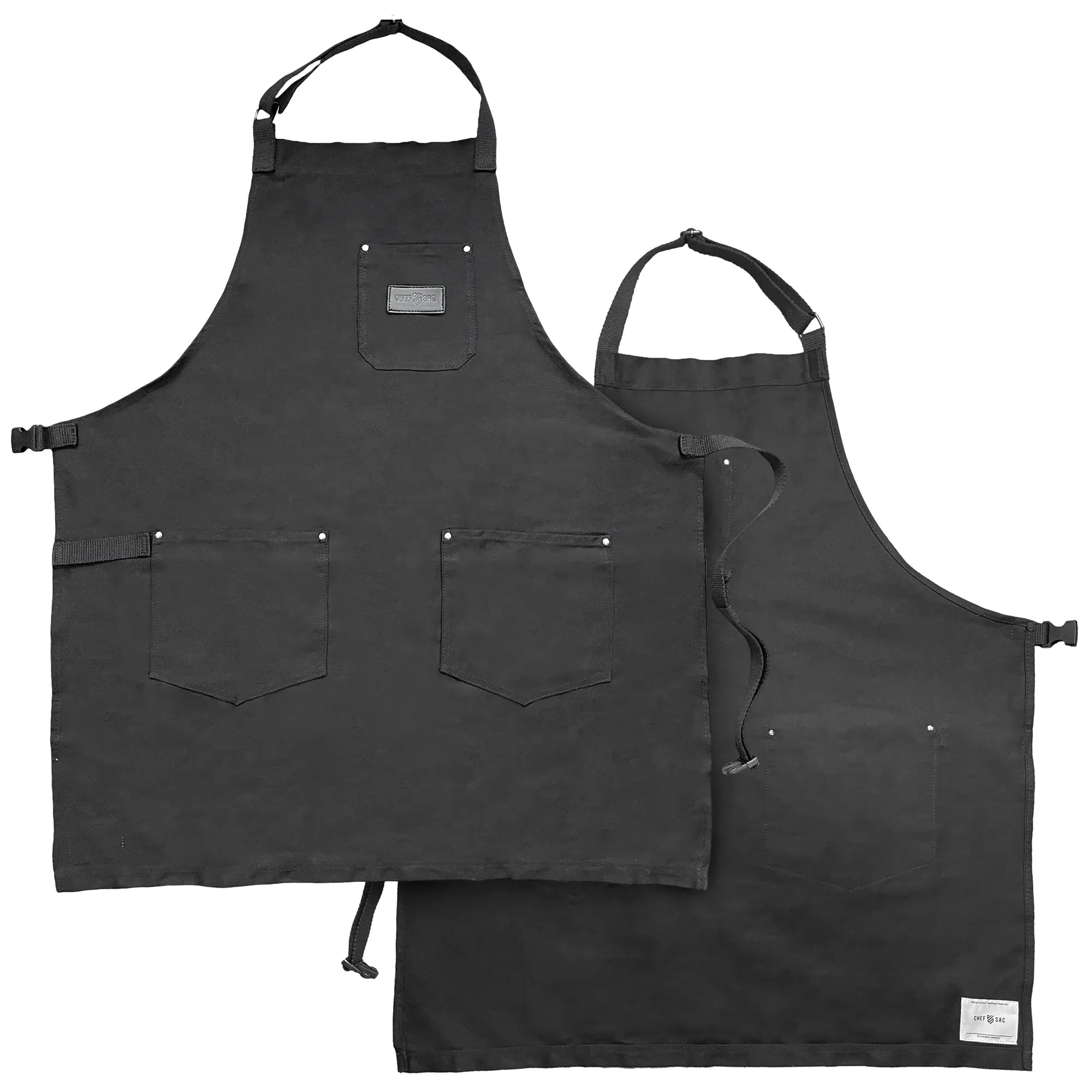 Premium Cotton Canvas Chef Apron for Cooking, Baking & Grilling - Durable & Adjustable Kitchen Apron for Professional Chefs & Home Cooks (Perfect for Restaurants, BBQ Parties & Culinary Classes)