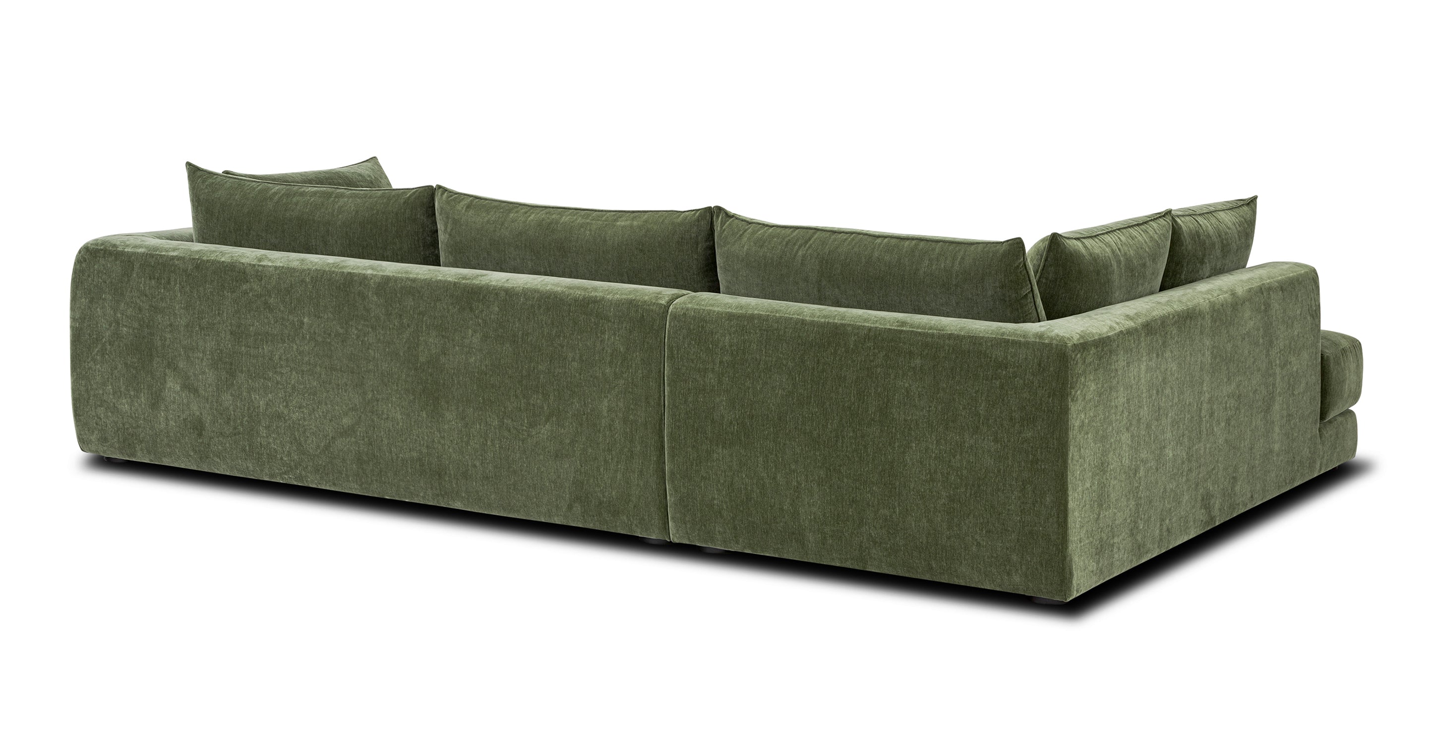Stylish Marcel Left Facing Corner Sectional Sofa - Modern L-Shaped Couch for Living Room, Family Room & Small Spaces