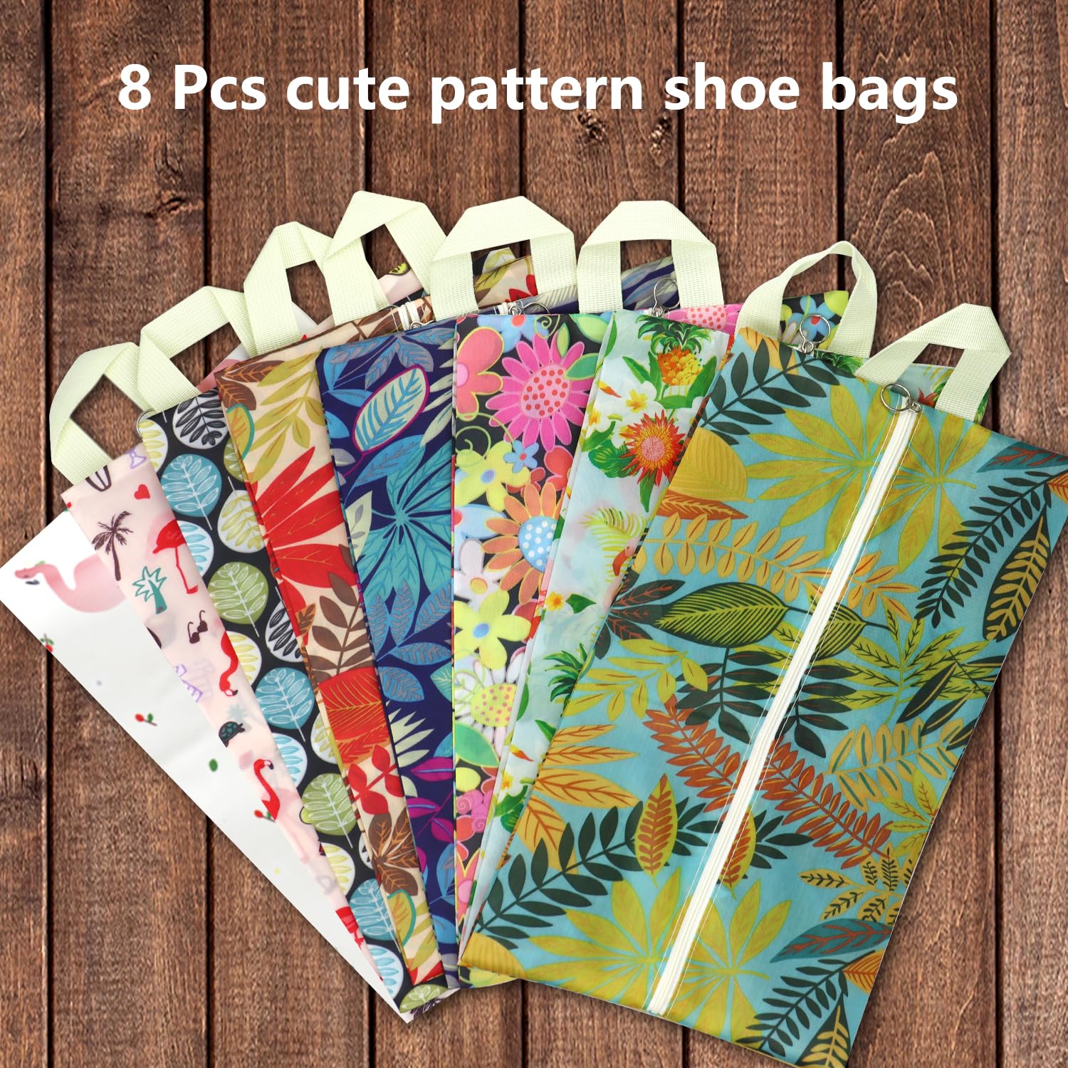 Waterproof Travel Shoe Bags - Portable Shoe Storage Pouch with Handle for Men & Women - Perfect for Gym, Vacation & Airplane Carry-On