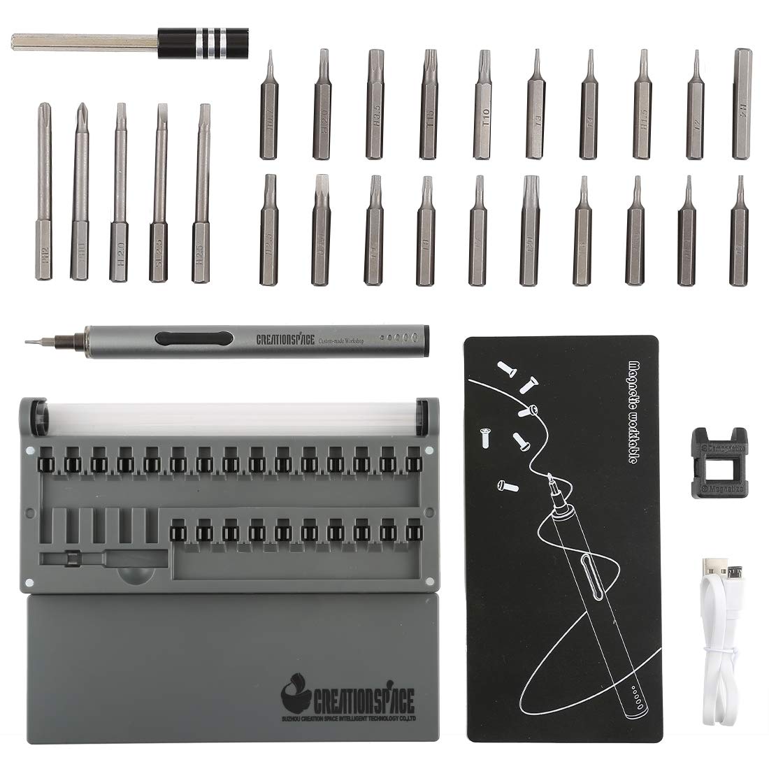 Professional Cellphone Repair Tool Kit - Precision Electric Screwdriver for Lithium Battery Replacement | Phone Repair Tools for iPhone, Samsung & Electronics DIY