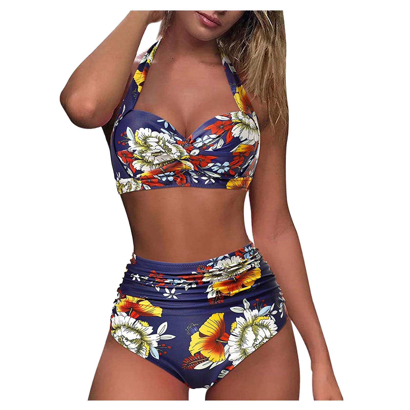 FRSH MNT Women's 2 Piece High Waisted Bikini Swimsuits - Sexy Bathing Suit for Beach, Pool & Summer Vacation