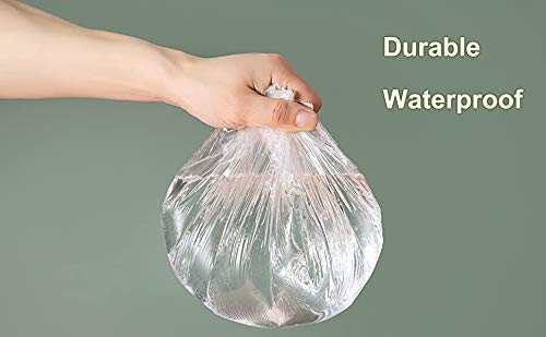 NUVO MEDSURG Disposable Shower Cap - 100 Pack Transparent Shower Caps for Hospital, Salon & Home Use - Waterproof Hair Protection for Bathing, Spa & Hair Treatments