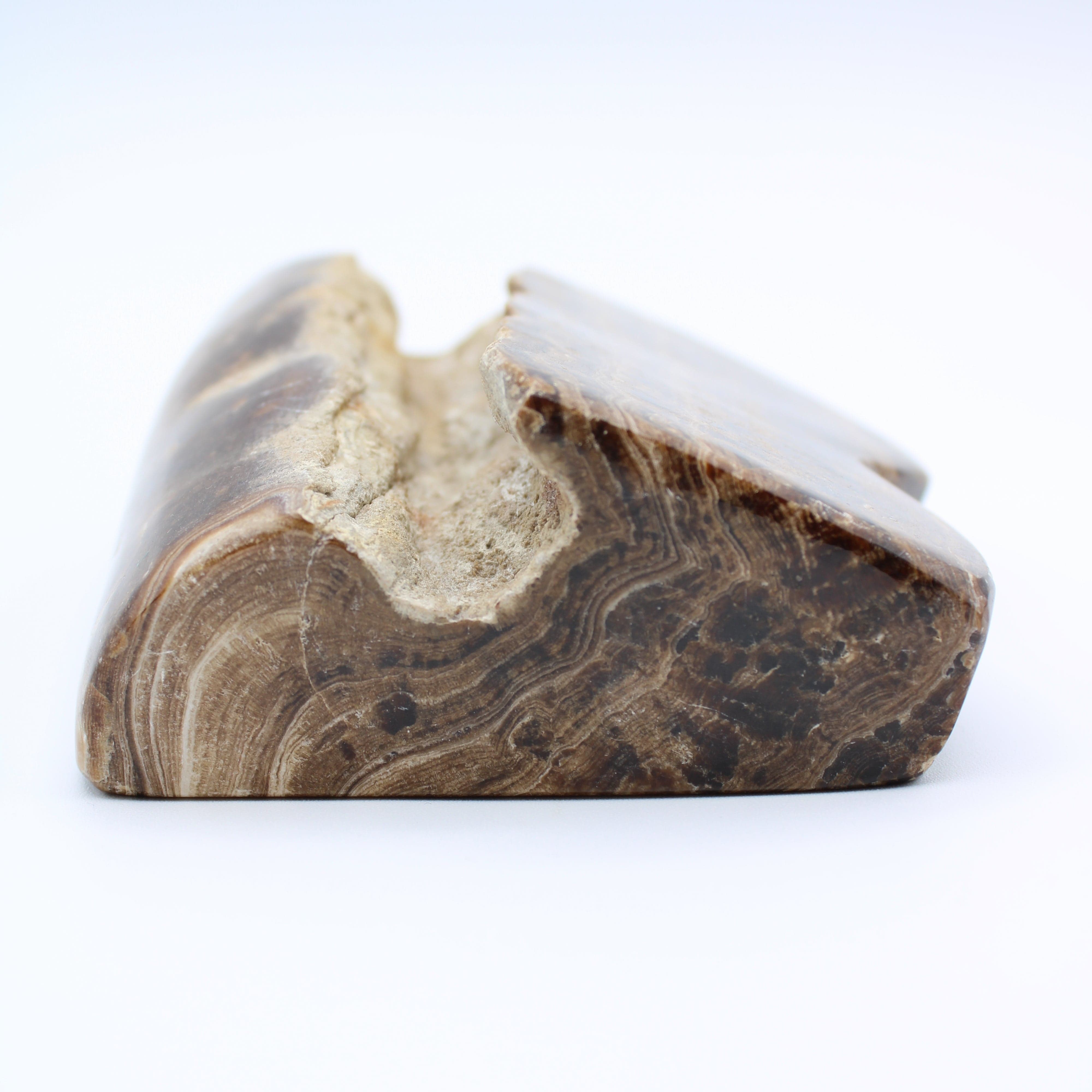 Natural Brown Onyx Free Form Stone - Healing Crystal for Meditation, Yoga & Home Decor | Raw Onyx Slab for Spiritual Energy & Chakra Balancing