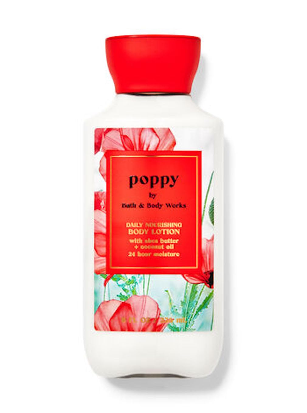 Bath & Body Works Poppy Scented Body and Hand Lotion - 8oz (Pack of 3) | Hydrating Moisturizer for Dry Skin | Perfect for Daily Use, Gifts & Travel