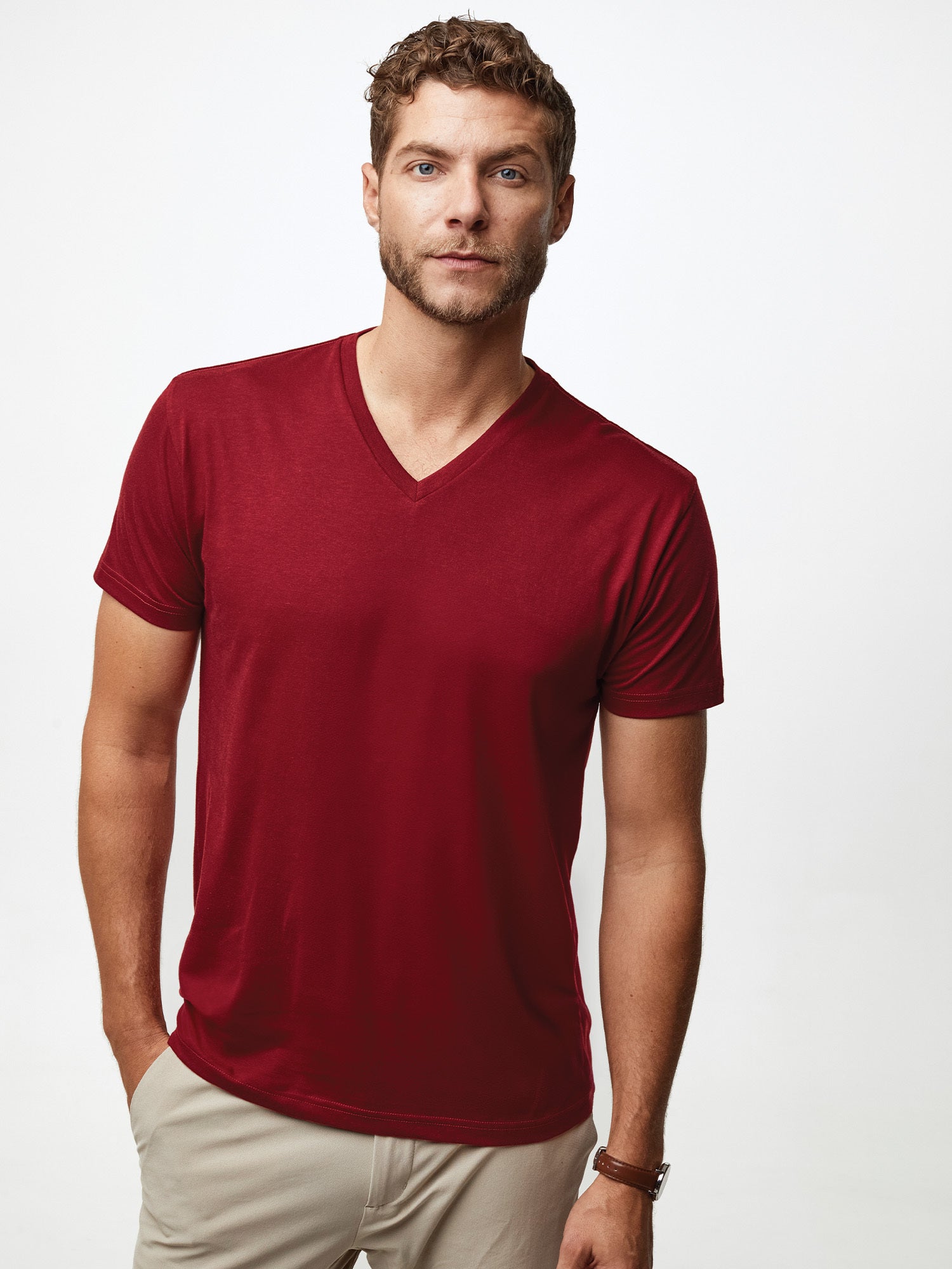 5 Pack V Neck T-Shirts for Women - Fall Essentials Soft Comfortable Basic Tees for Layering & Everyday Wear