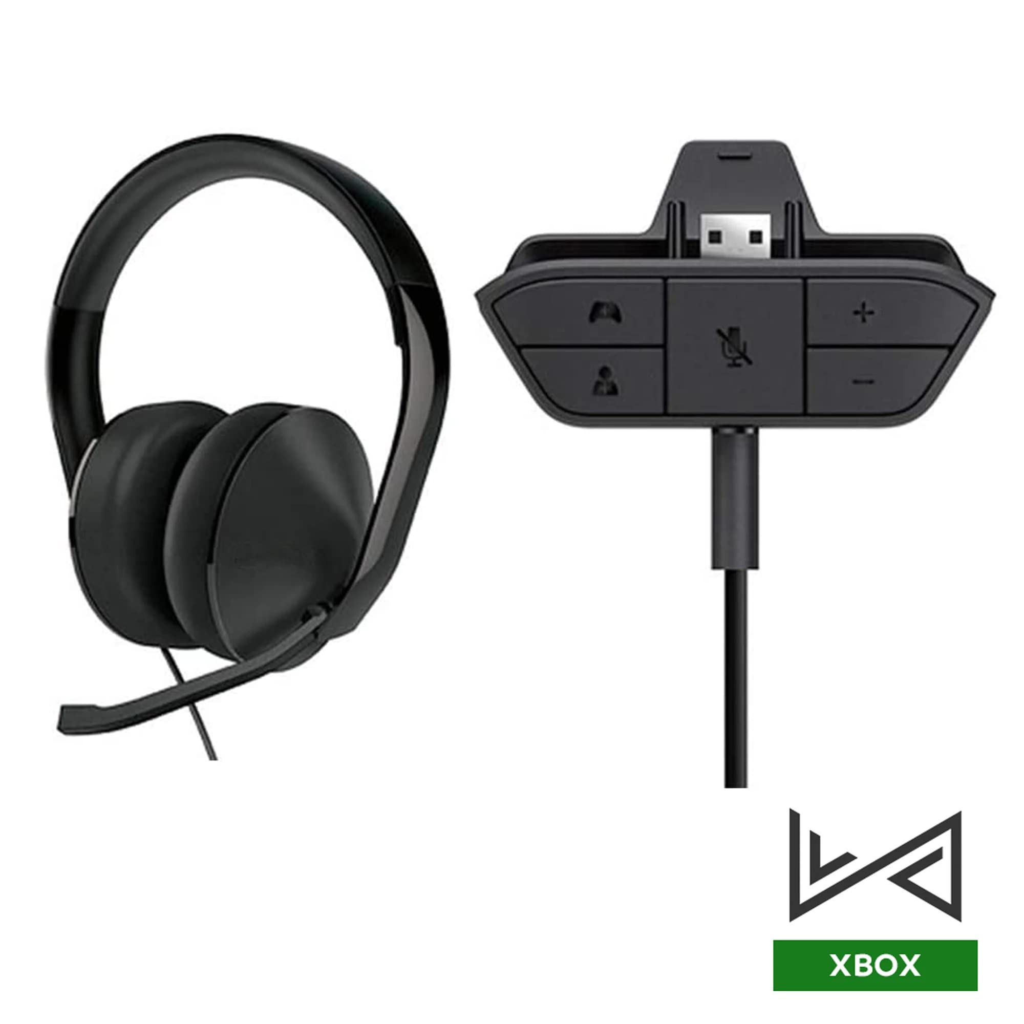 Xbox One/One S/X/Elite/Series X|S Controller Stereo Headset Adapter - Audio Mic Converter with Game & Chat Volume Balance Control for Enhanced Gaming Experience