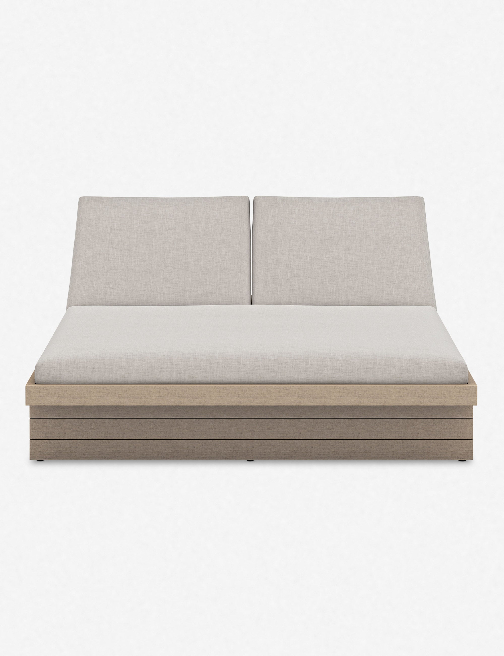Premium Coren Indoor/Outdoor Double Chaise Lounge - Weather-Resistant Patio Furniture for Poolside, Garden, and Backyard Relaxation