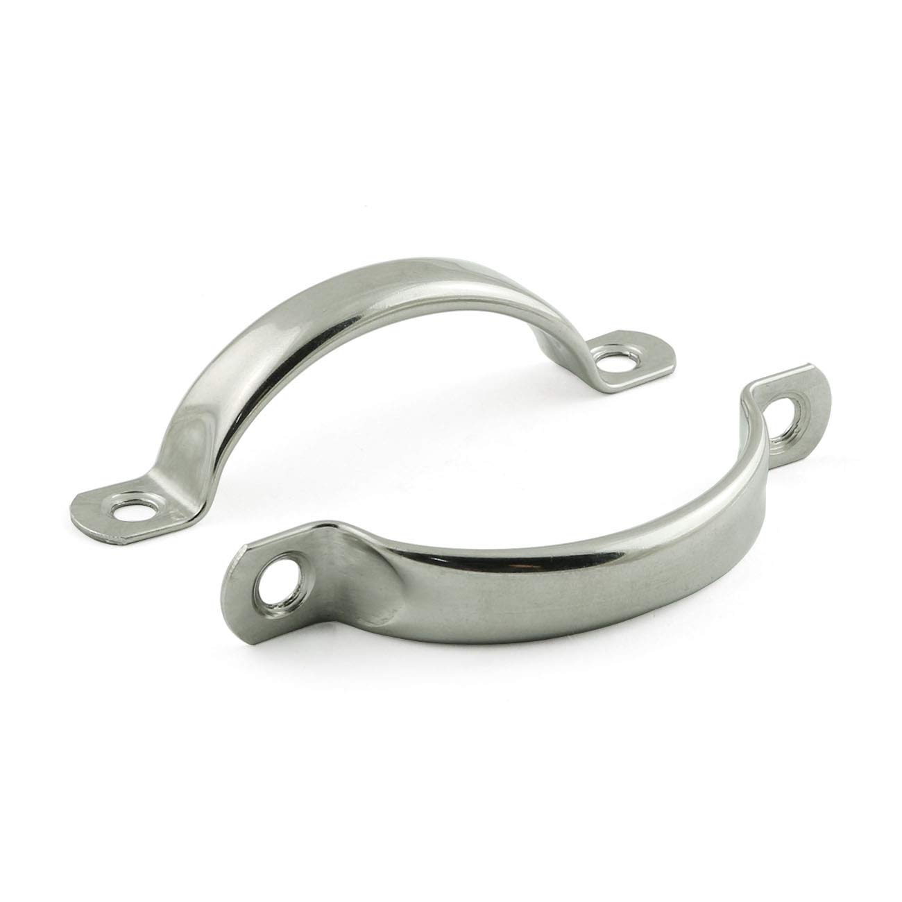 2 Pack 78mm Stainless Steel Cabinet Handles - Solid Metal Drawer Pulls for Kitchen Cabinets, Dressers & Furniture (Modern Home Upgrade)