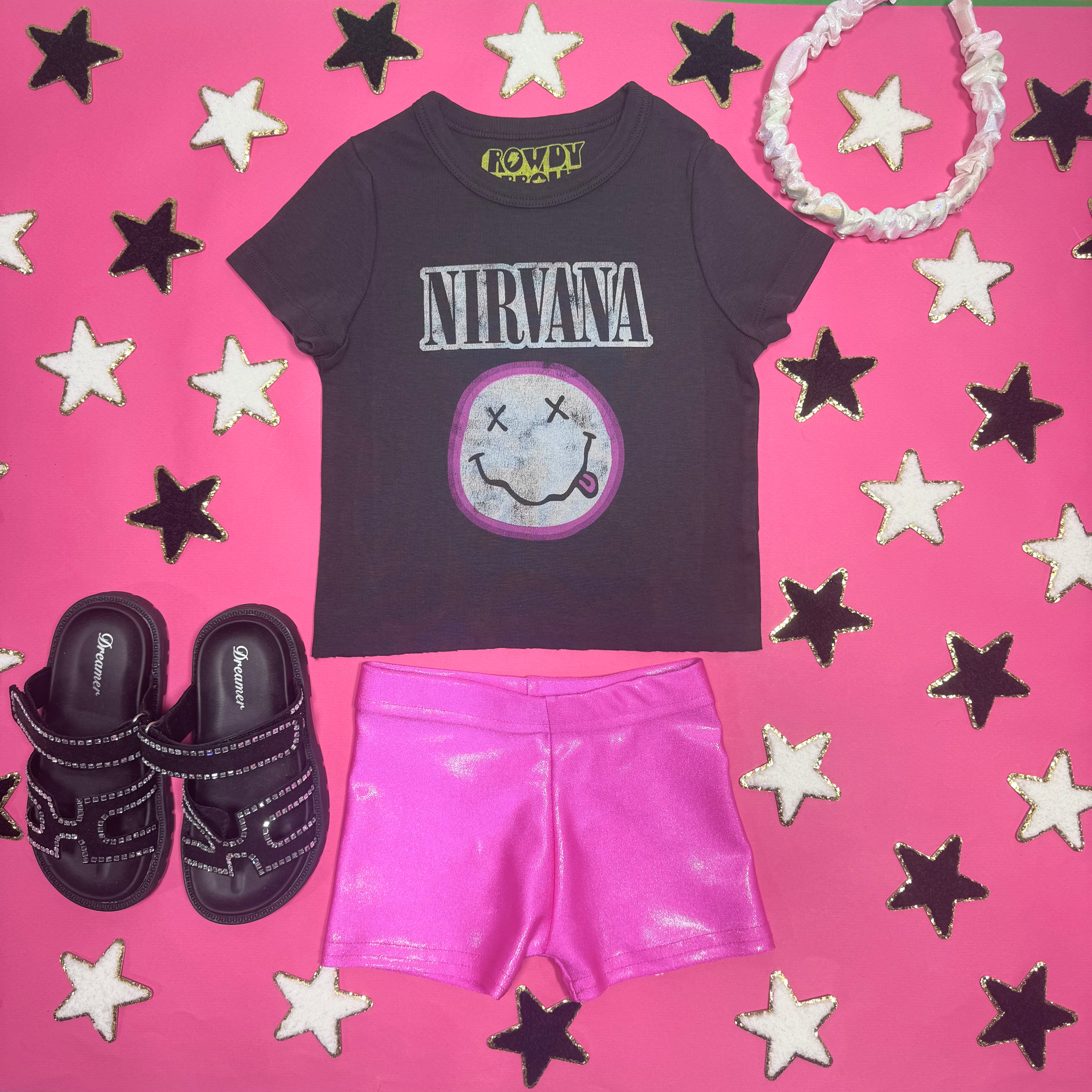 Nirvana Fitted T-Shirt | Vintage Band Tee for Men & Women | Perfect for Concerts & Casual Wear
