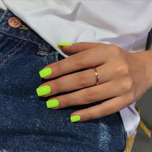 square neon green