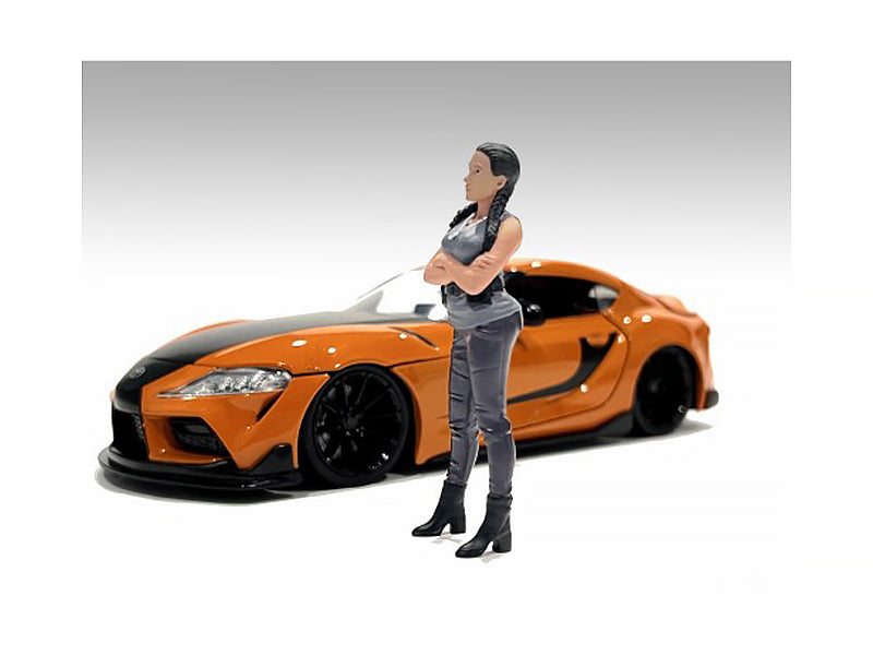 1/18 Scale Model Car Meet 3 Figure 7 Set - Highly Detailed Collectible Figures for Diecast Car Displays by American Diorama - Perfect for Model Car Shows, Diorama Scenes & Collector Displays
