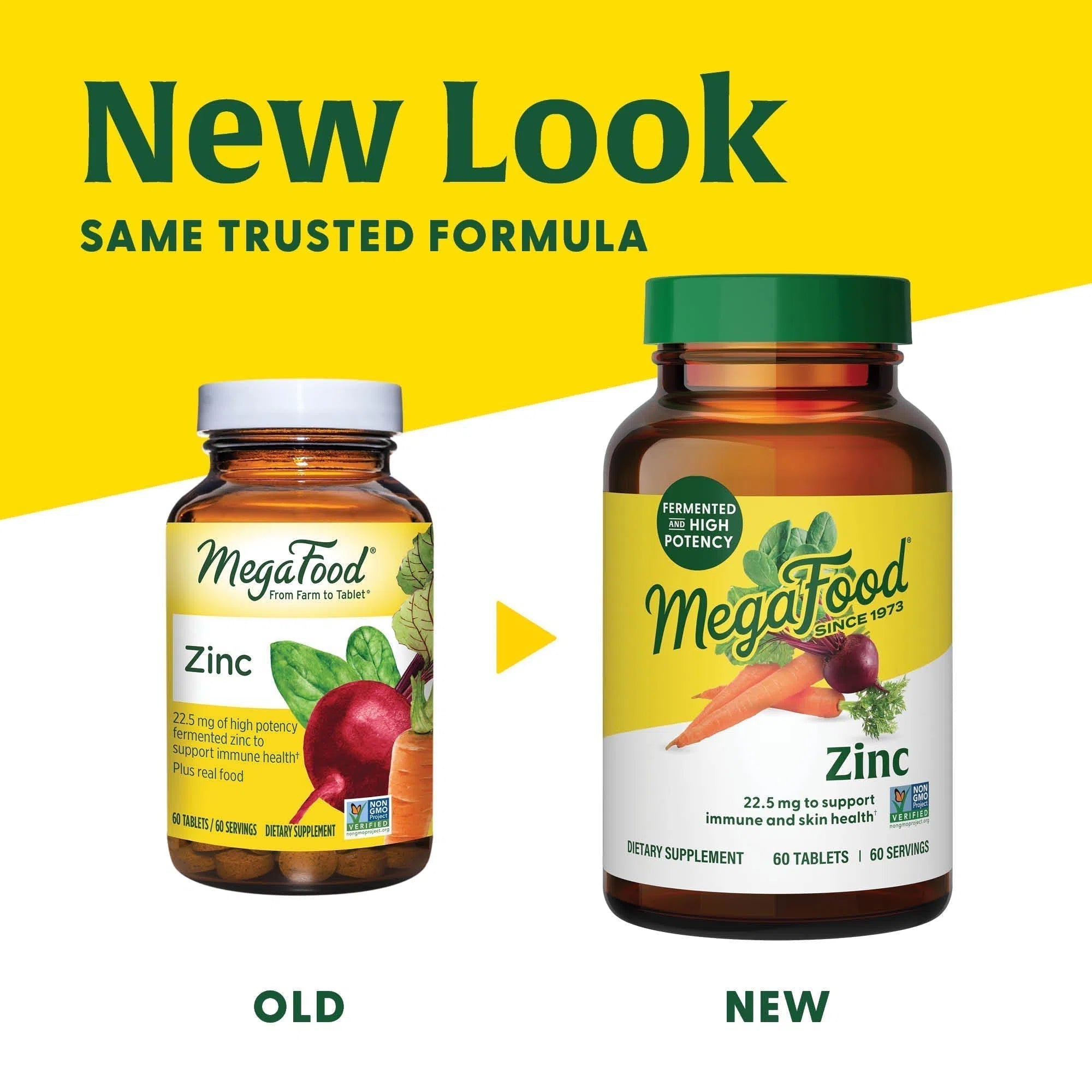 Megafood Zinc Supplement for Immune Support & Wellness - Vegan, Gluten-Free Zinc Pills for Daily Health, Energy & Metabolism - Perfect for Immune Boosting, Cold Season & Overall Wellbeing