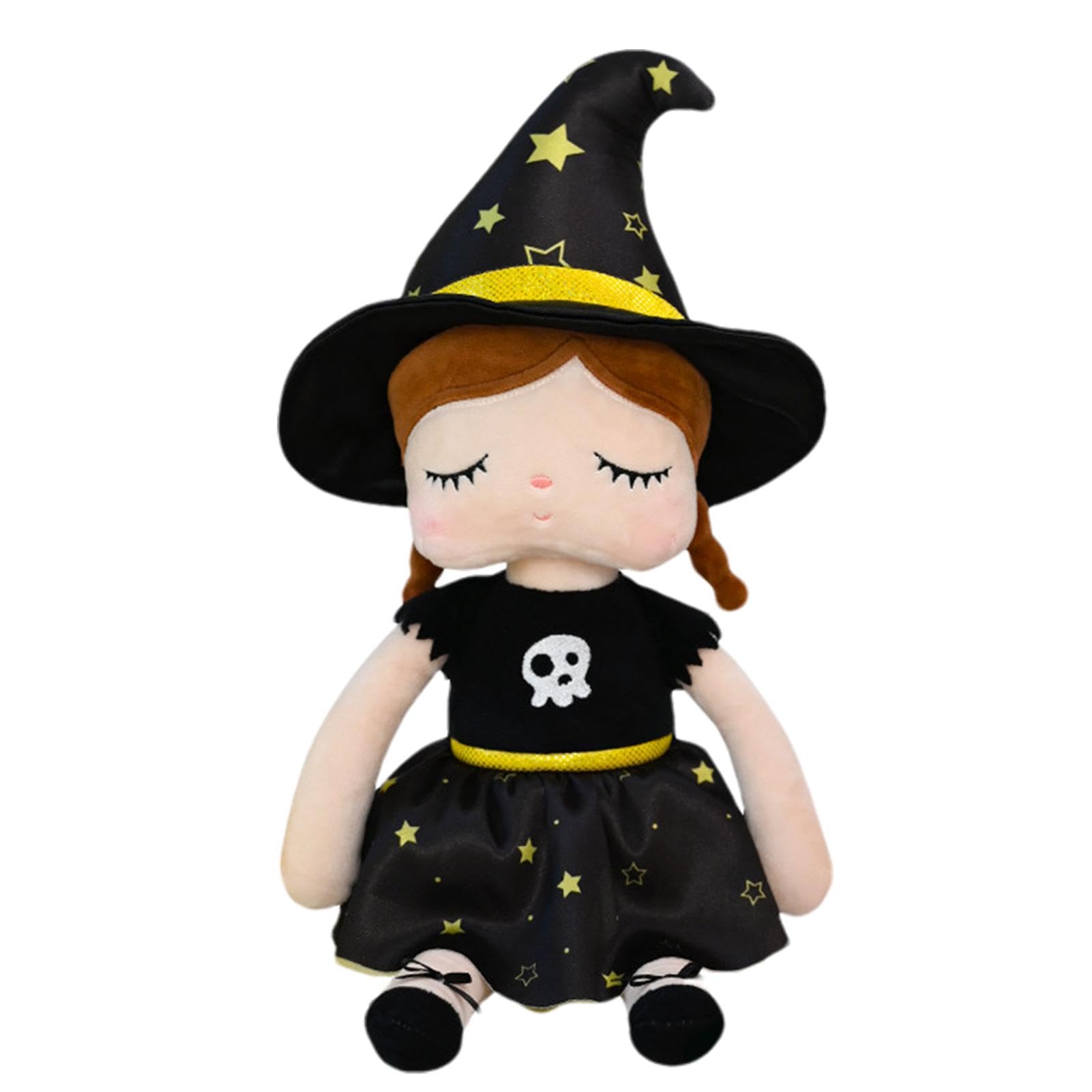 Halloween Witch Plush Doll - Soft & Cute Stuffed Animal Toy for Home Decor, Sofa, Bedside, Car | Perfect Halloween Gift & Party Decoration