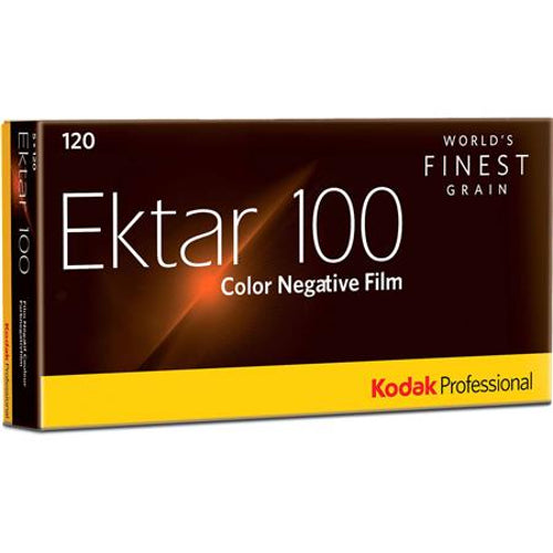 Kodak Professional Ektar 100 Color Negative Film 120 Size (5 Rolls) - Perfect for Landscape, Portrait & Travel Photography