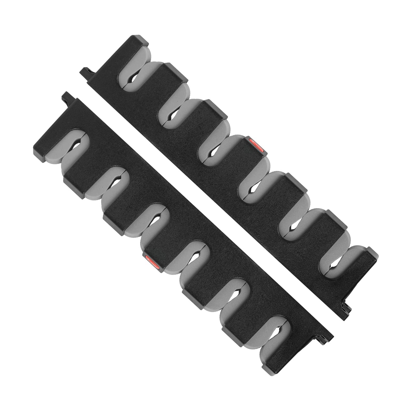 Wall-Mounted Fishing Rod Holder - Heavy Duty Grey Fishing Pole Rack & Organizer for Garage, Boat, or Home Storage | Simple Deluxe Fishing Gear Accessories