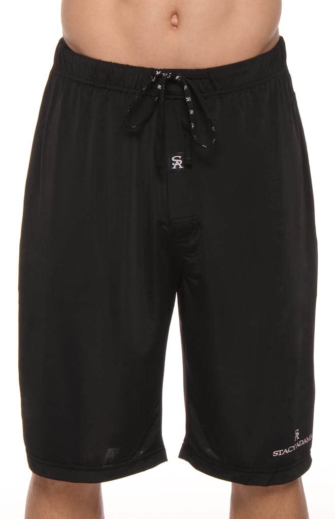 STACY ADAMS Men's Knit Sleep Shorts - Comfortable Cotton Lounge Pajama Shorts for Nightwear & Relaxation at Home