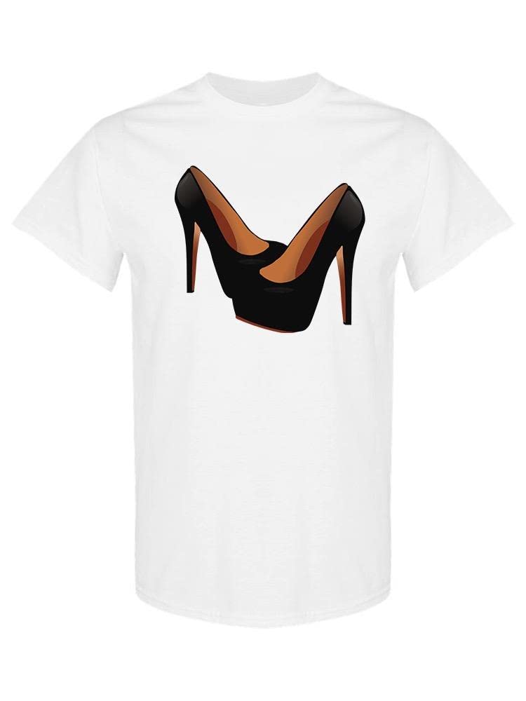 Smartprints High Heels Graphic T-Shirt for Women - Trendy Fashion Tee - Perfect for Casual Wear, Girls Night Out & Summer Outfits