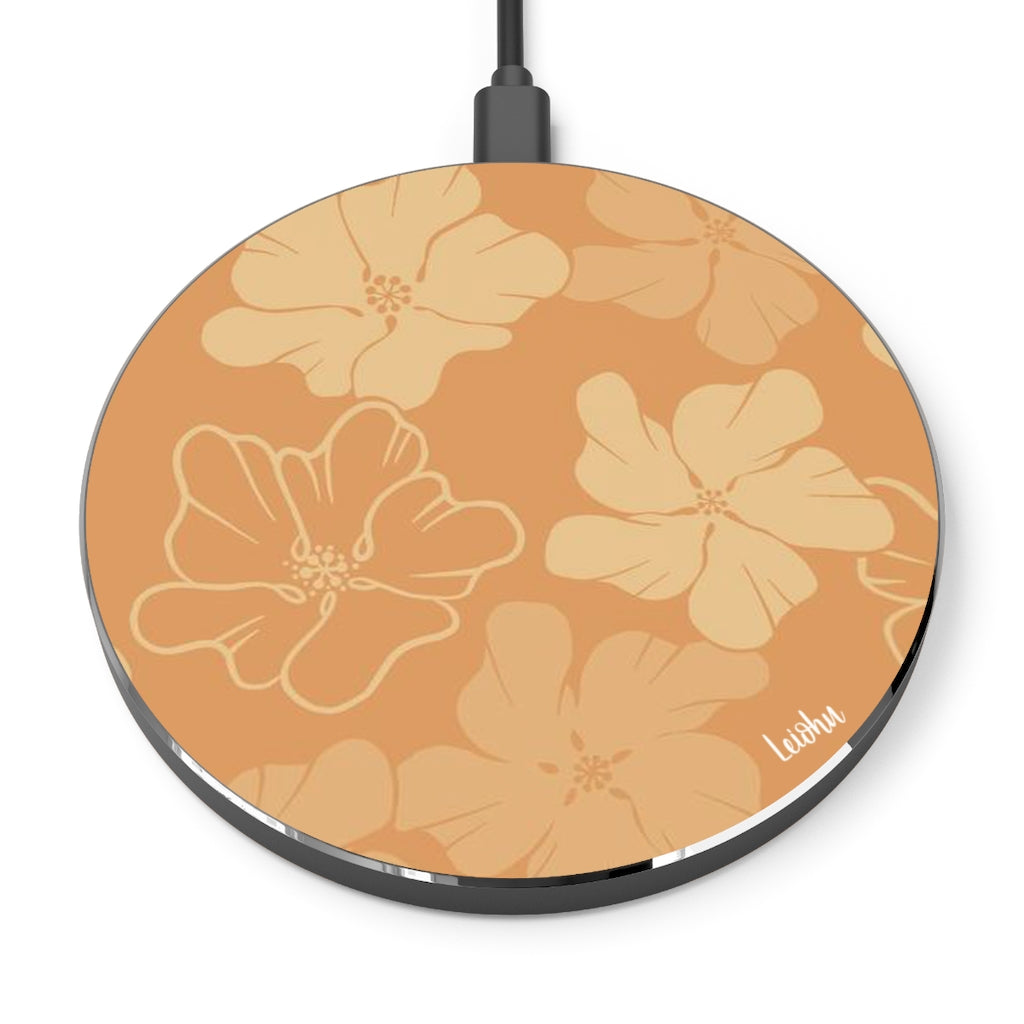 Retro 'Ilima Wireless Charger - Fast Qi-Certified Charging Pad for iPhone, Samsung, AirPods - Perfect for Home, Office, and Travel Use