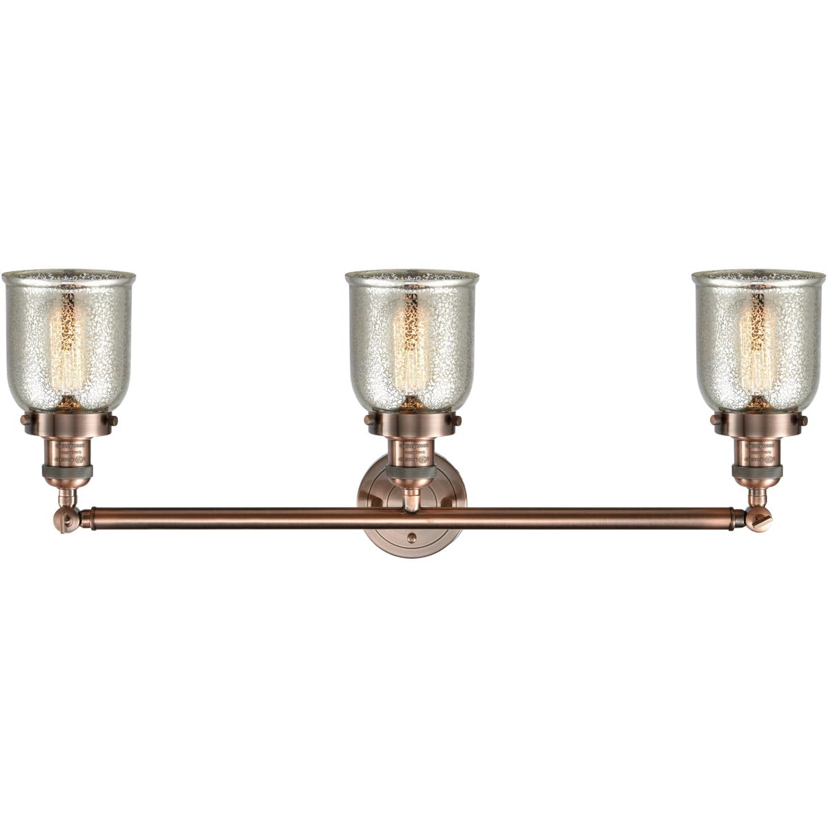 Franklin Restoration Collection 205-AC-G58-LED LED Bathroom Vanity Light in Copper Finish - Modern Lighting Fixture for Bathroom, Powder Room & Dressing Area