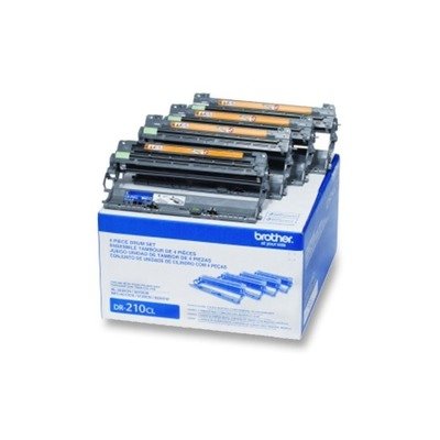 Brother DR210CL Drum Unit Set - Black, Cyan, Magenta, Yellow Toner Cartridges for Brother Printers | High-Quality Replacement for Home & Office Printing