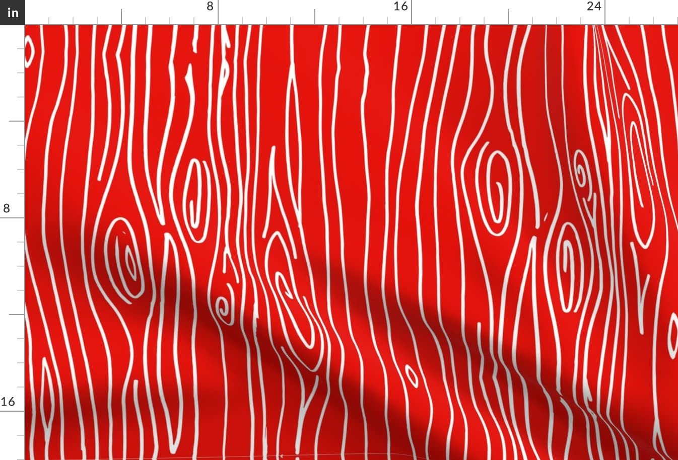 Woodgrain Poppy Nursery Red Forest Bark Printed Minky Fabric Fat Quarter - Soft Plush Material for Sewing Baby Blankets, Quilt Backing & DIY Projects - Perfect for Nursery Decor, Baby Gifts & Home Crafts