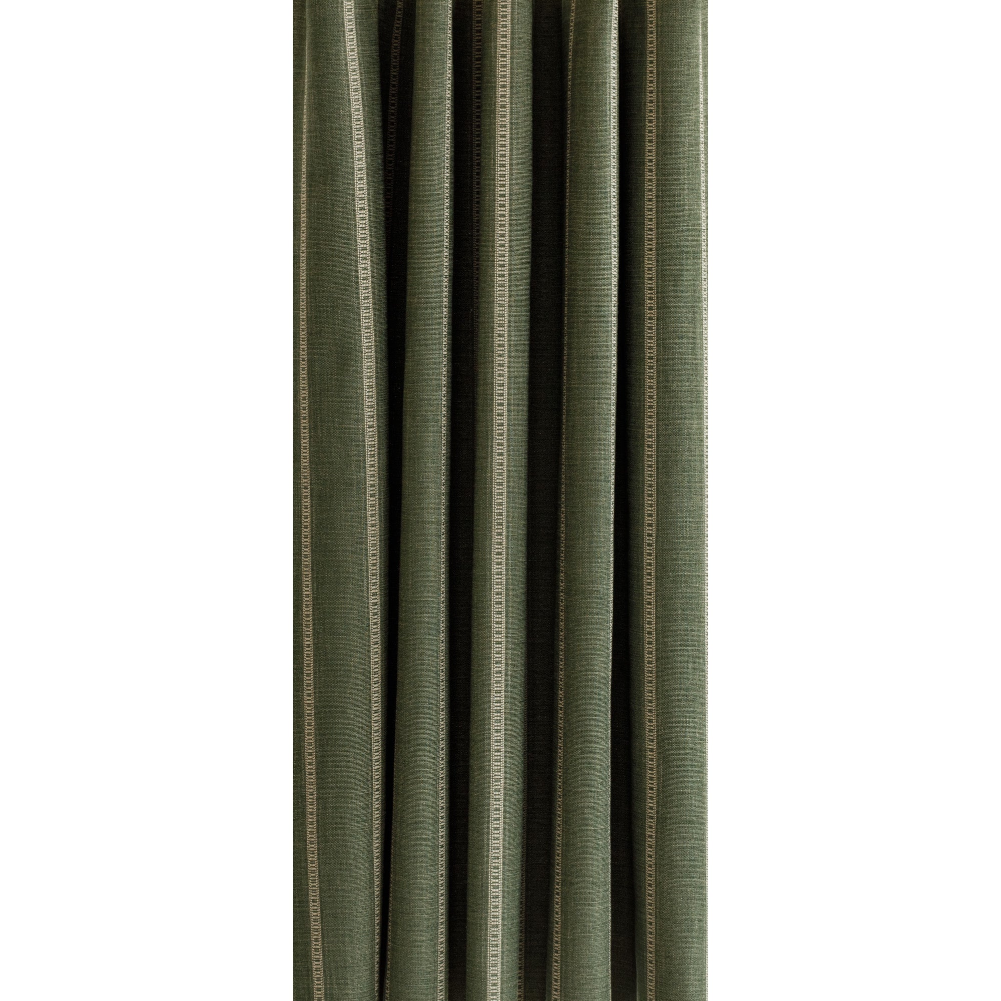 Brunswick Stripe Fabric - Soft Moss Green Upholstery Material for Sofas, Chairs & Home Decor | Premium Textile for DIY Projects & Interior Design