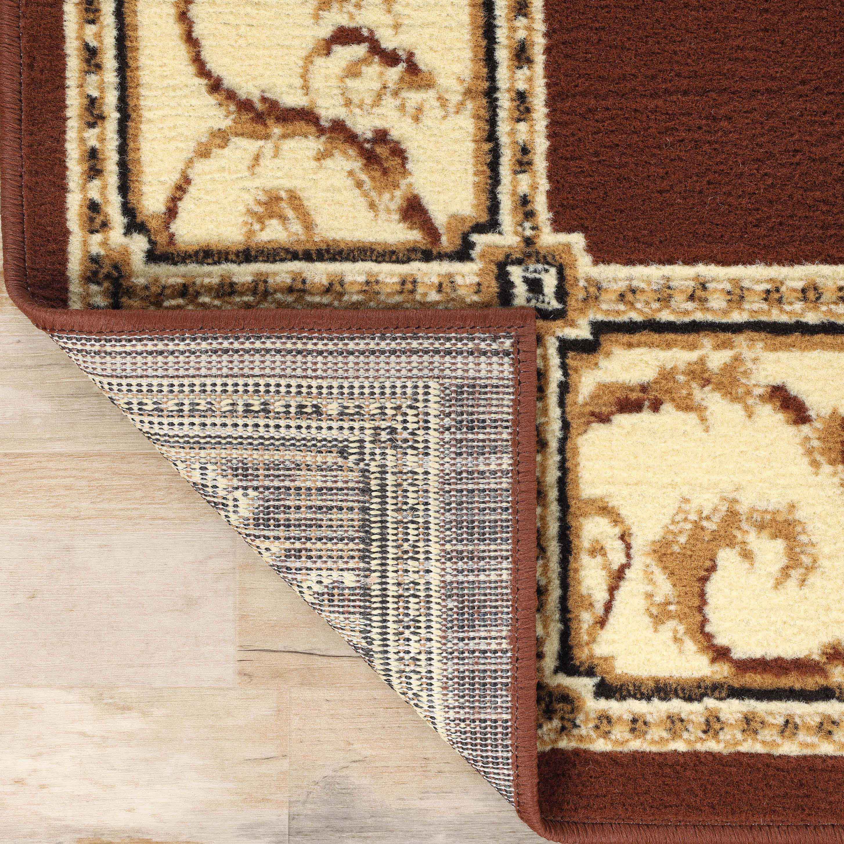 Large Medallion Modern Bohemian Indoor Area Rug or Runner - Perfect for Living Room, Bedroom, and Hallway Decor