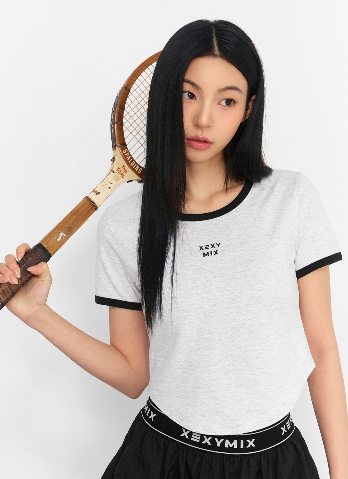Stylish Soft Line Color Block Crop Top for Women - Trendy Summer Casual Wear, Perfect for Beach Outings & Music Festivals