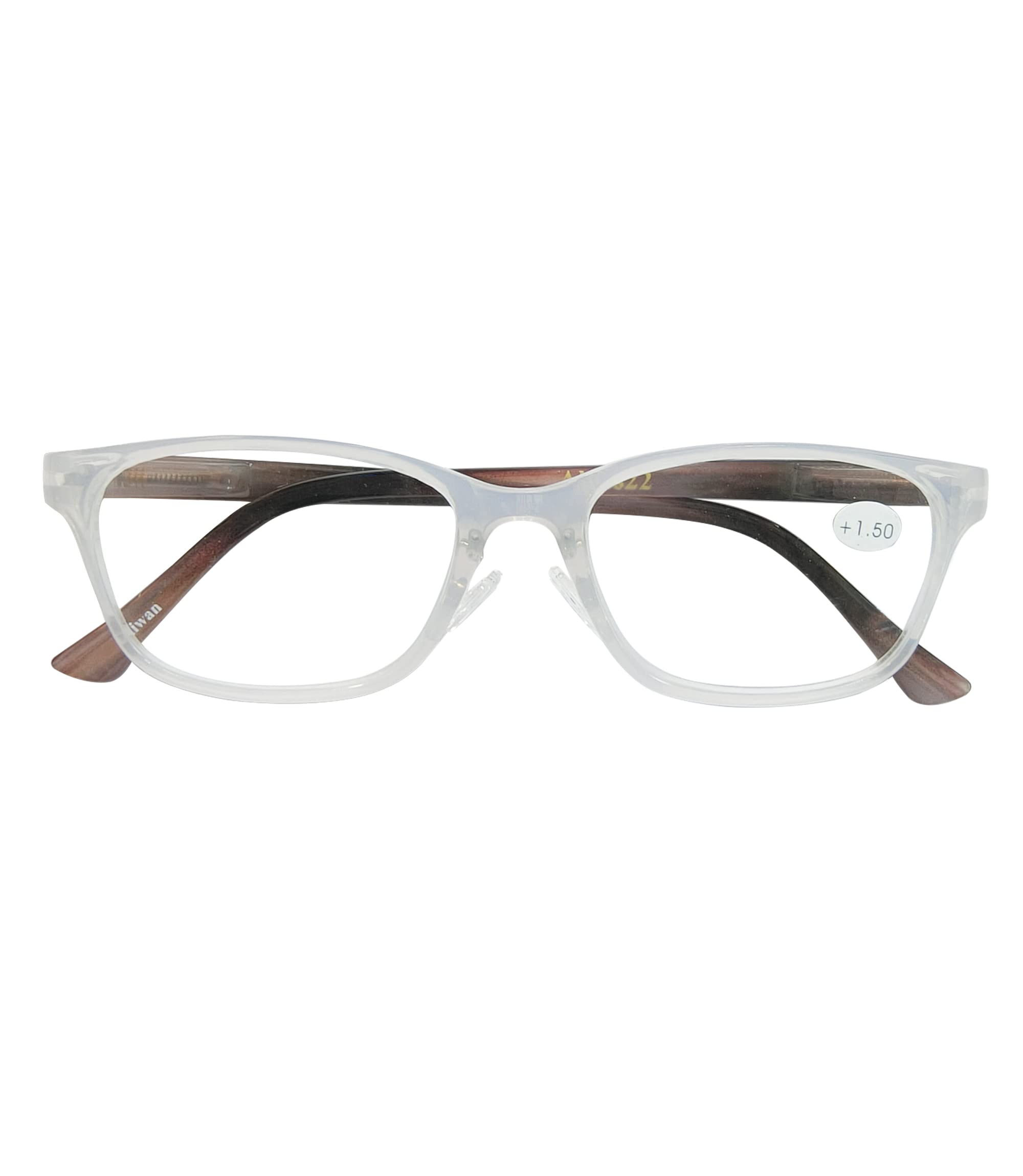 Premium Reading Glasses with Spring Hinge & Adjustable Nose Pads for Women & Men - Lightweight Comfort for Reading, Computer Work & Daily Use