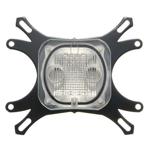 50mm CPU Liquid Cooling Block - High-Performance Water Block with Plated Base & Inner Channel for PC Gaming & Overclocking - Perfect for Custom Water Cooling Loops & High-End PC Builds