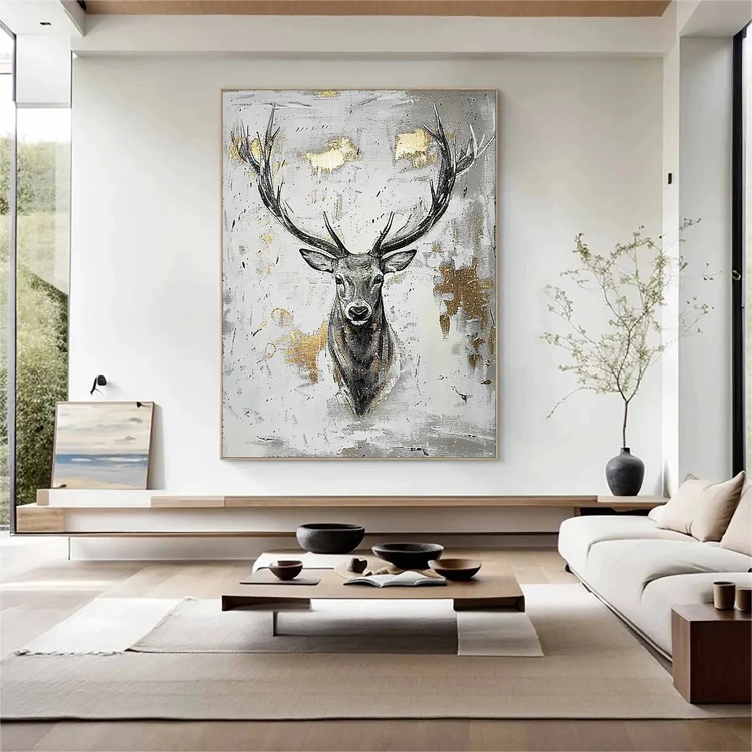 Animal Art Painting #AP081 - Handmade Wildlife Canvas Art for Home & Office Decor | Perfect for Living Room, Bedroom, or Gift
