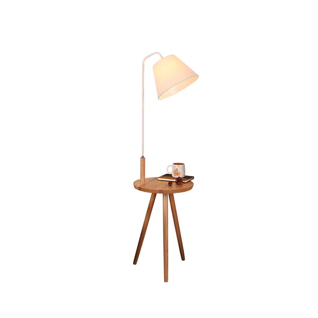Modern Nordic Wood Floor Lamp - Adjustable Standing Lamp for Living Room, Bedroom, Office | Dimmable LED Reading Light with Vertical Shelf Design | Perfect for Cozy Nights, Home Decor & Workspace Lighting