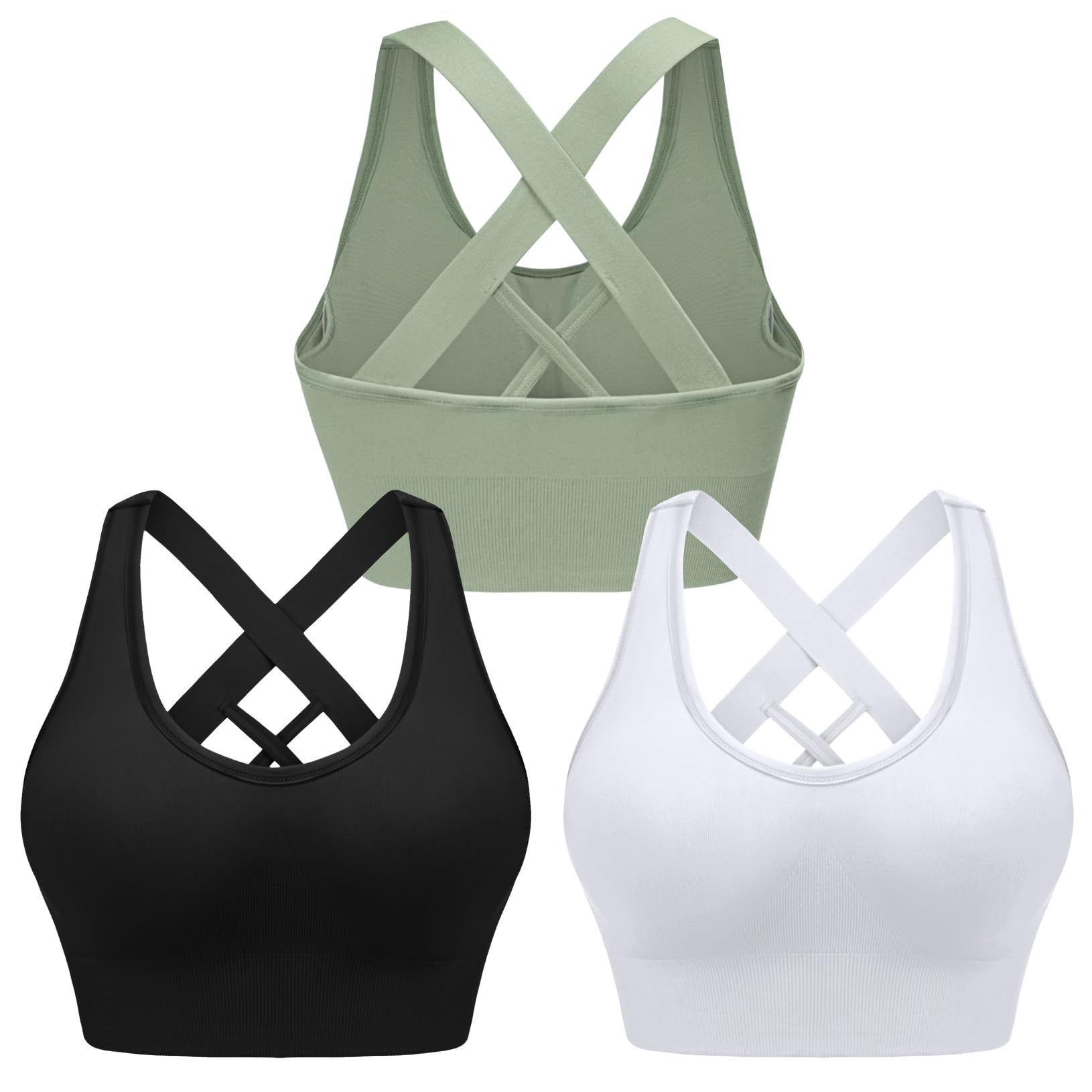 Sykooria High Impact Sports Bras for Women - Running, Yoga, Gym