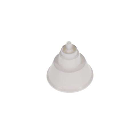 Autoclavable White Plastic Dental Dry Oral Funnel Cup II - Sterile Dental Care Supply for Dentists & Hygienists | Perfect for Dental Procedures, Teeth Whitening & Oral Examinations