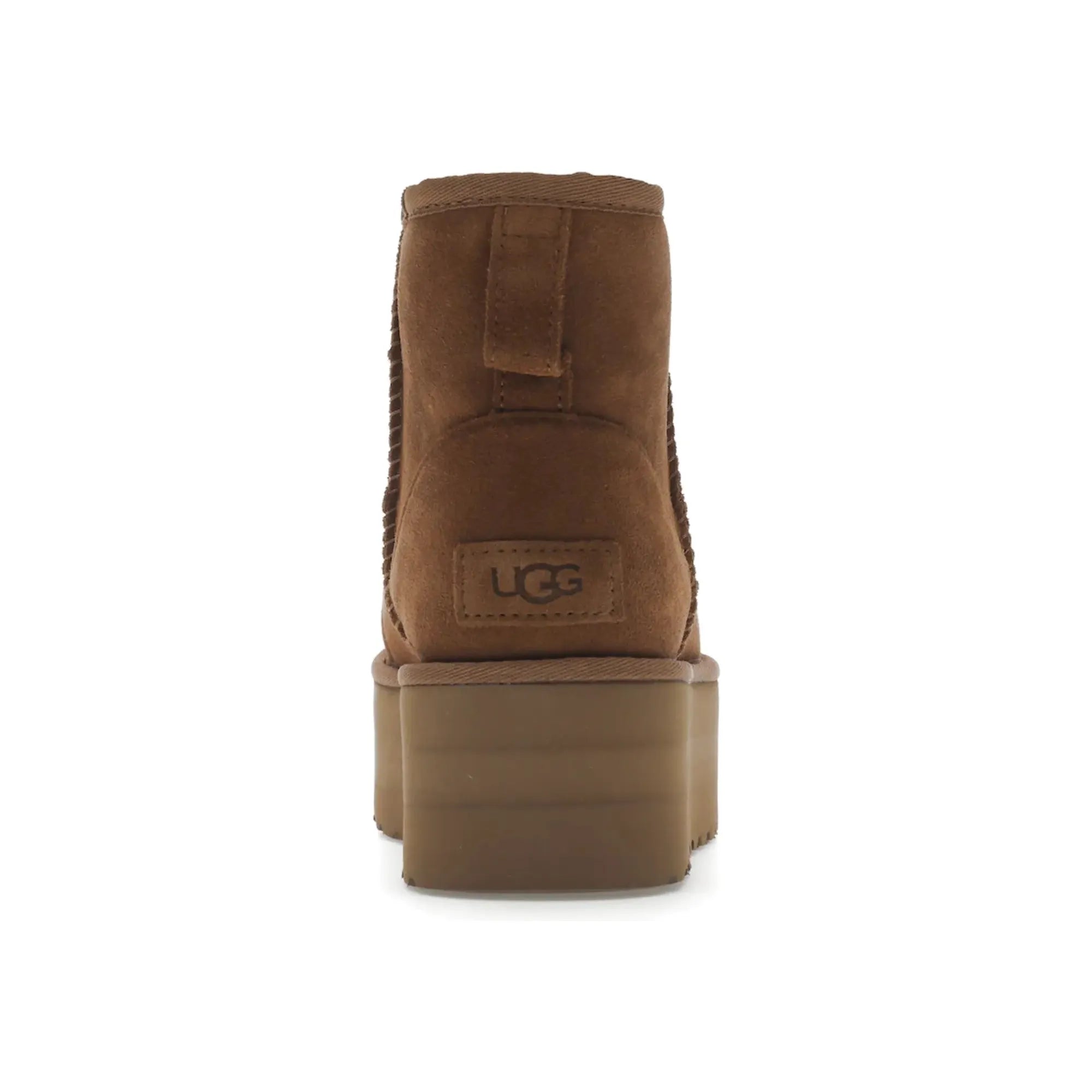 UGG Classic Mini Platform Boots for Women - Chestnut Brown Suede Winter Boots | Comfortable & Stylish for Cold Weather, Snow, and Casual Outfits